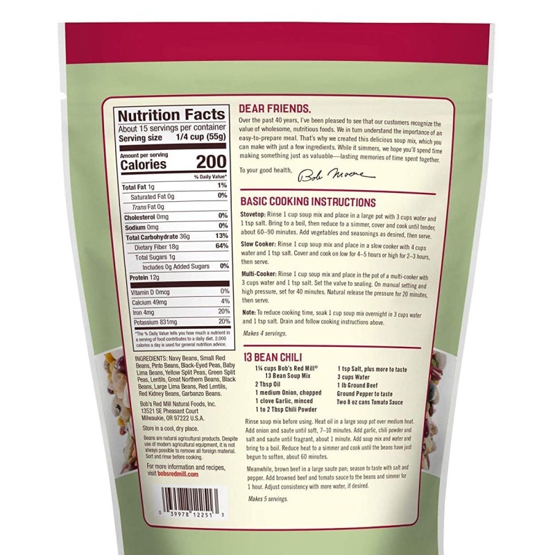 Bob's Red Mill 13 Bean Soup Mix Bob's Red Mill 13 Bean Soup Mix
