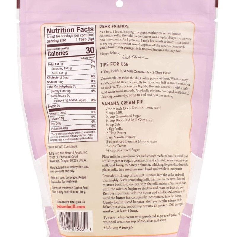 Bob's Red Mill Cornstarch Bob's Red Mill Cornstarch