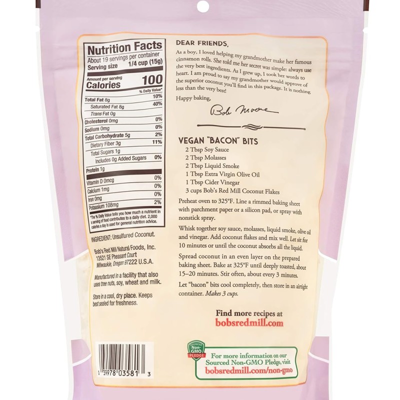 Bob's Red Mill Coconut Flakes Bob's Red Mill Coconut Flakes