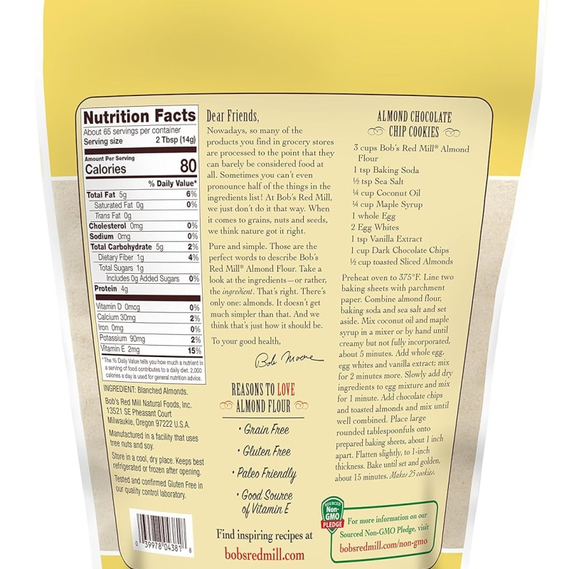 Bob's Red Mill Blanched Almond Flour 32oz Bob's Red Mill Blanched Almond Flour 32oz