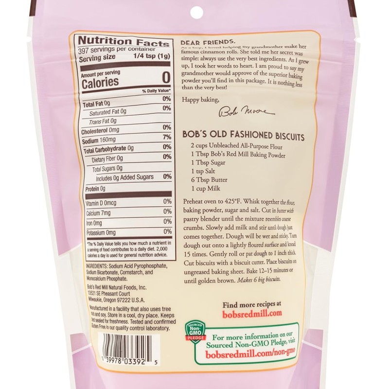 Bob's Red Mill Baking Powder Bob's Red Mill Baking Powder