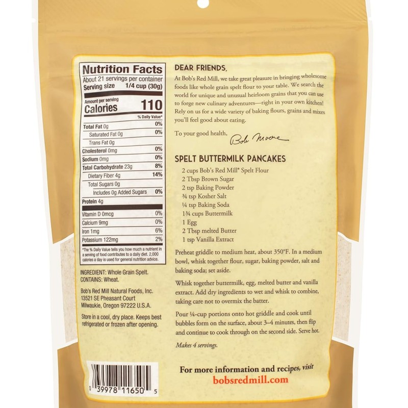 Bob's Red Mill Spelt Flour Bob's Red Mill Spelt Flour