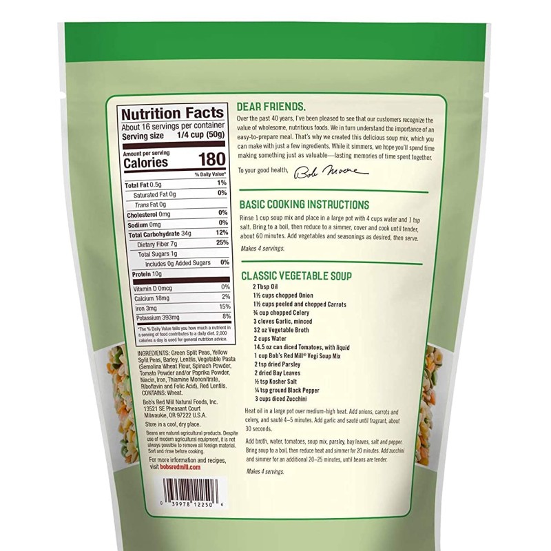 Bob's Red Mill Vegi Soup Mix Bob's Red Mill Vegi Soup Mix
