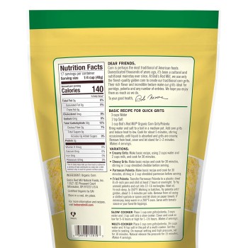 Bob's Red Mill Organic Yellow Corn Polenta