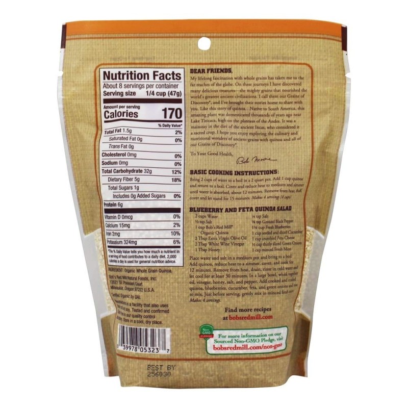 Bob's Red Mill Organic White Quinoa Bob's Red Mill Organic White Quinoa