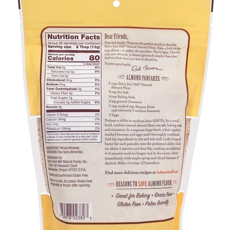 Bob's Red Mill Natural Almond Flour Bob's Red Mill Natural Almond Flour