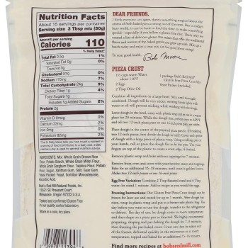 Bob's Red Mill Gluten Free Pizza Crust Mix Bob's Red Mill Gluten Free Pizza Crust Mix