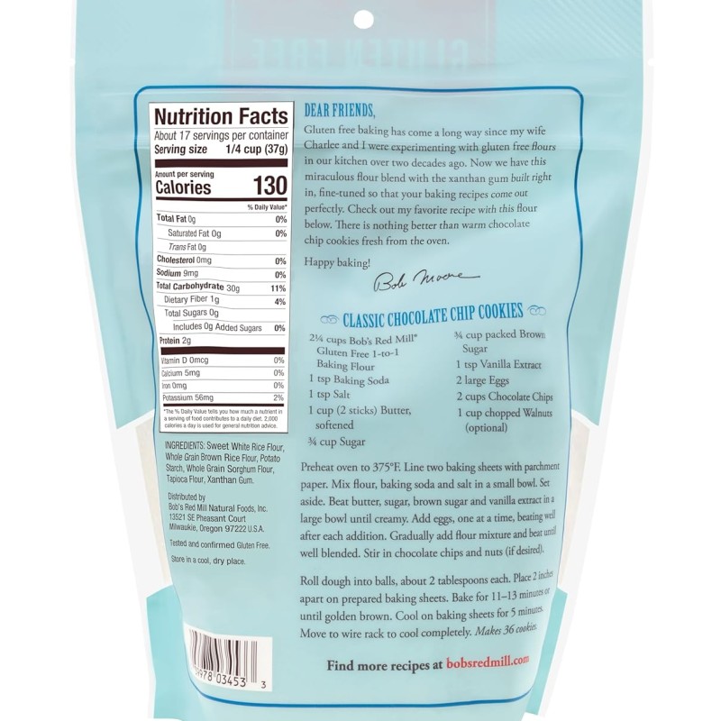 Bob's Red Mill 1 to 1 Baking Flour Bob's Red Mill 1 to 1 Baking Flour