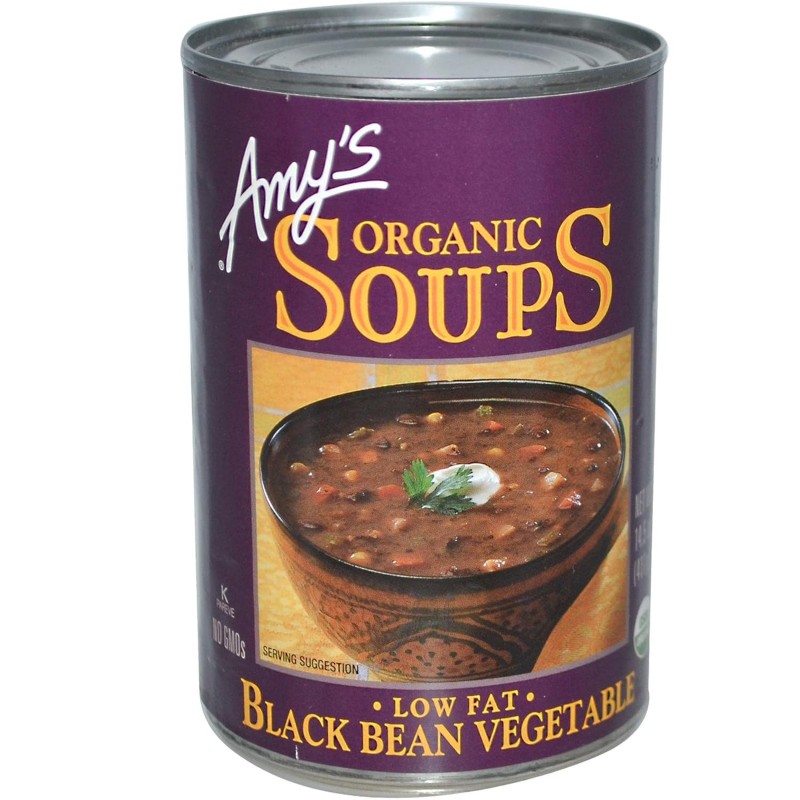 Amy's Organic Black Bean Vegetable Soup Amy's Organic Black Bean Vegetable Soup