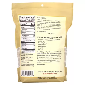 Bob's Red Mill Organic Buckwheat Flour Bob's Red Mill Organic Buckwheat Flour