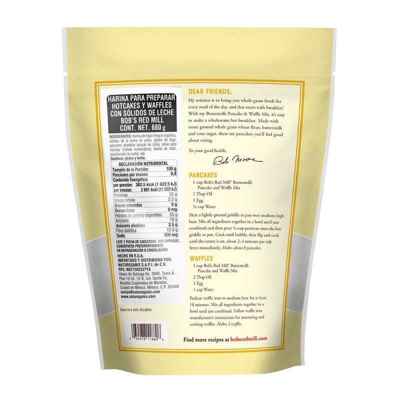Bob's Red Mill Buttermilk Pancake & Waffle Mix Bob's Red Mill Buttermilk Pancake & Waffle Mix