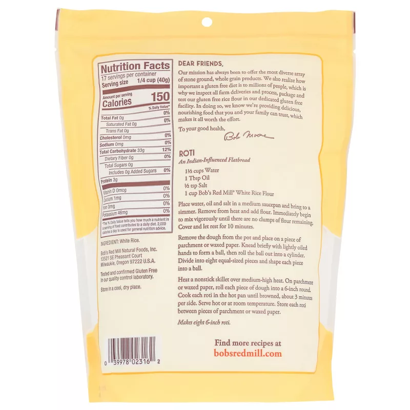 Bob's Red Mill White Rice Flour Bob's Red Mill White Rice Flour