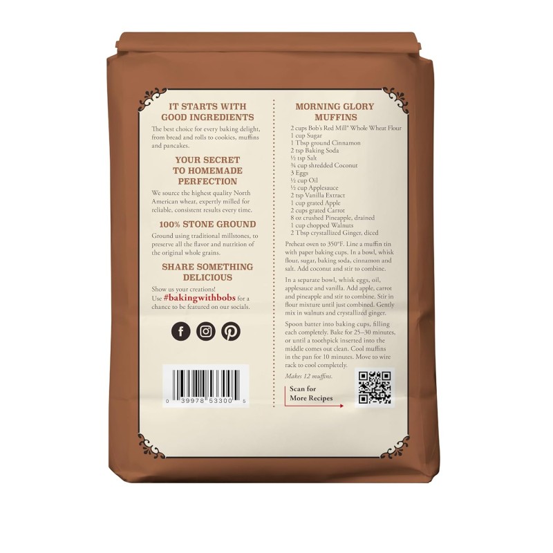 Bob's Red Mill Whole Wheat Flour Bob's Red Mill Whole Wheat Flour