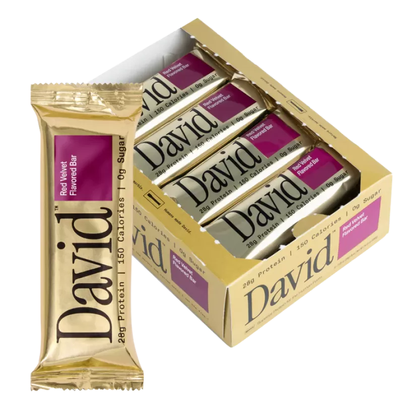 David Red Velvet Flavored Protein Bar David Red Velvet Flavored Protein Bar