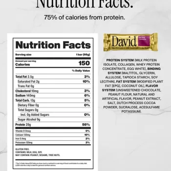 David Red Velvet Flavored Protein Bar David Red Velvet Flavored Protein Bar