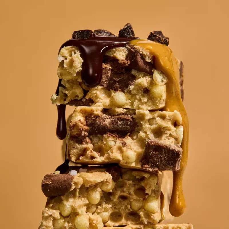 David Salted Peanut Butter Chocolate Chunk Flavored Protein Bar David Salted Peanut Butter Chocolate Chunk Flavored Protein Bar