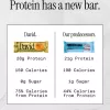 David Salted Peanut Butter Chocolate Chunk Flavored Protein Bar David Salted Peanut Butter Chocolate Chunk Flavored Protein Bar