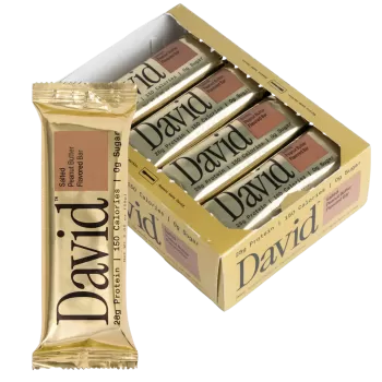 David Salted Peanut Butter Flavored Protein Bar
