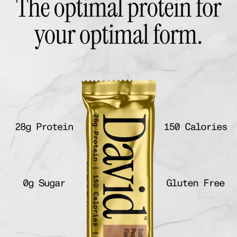 David Salted Peanut Butter Flavored Protein Bar David Salted Peanut Butter Flavored Protein Bar