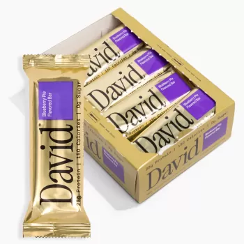 David Blueberry Pie Flavored Protein Bar
