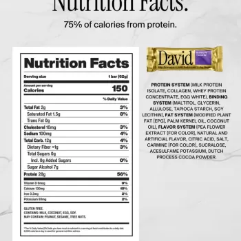 David Blueberry Pie Flavored Protein Bar
