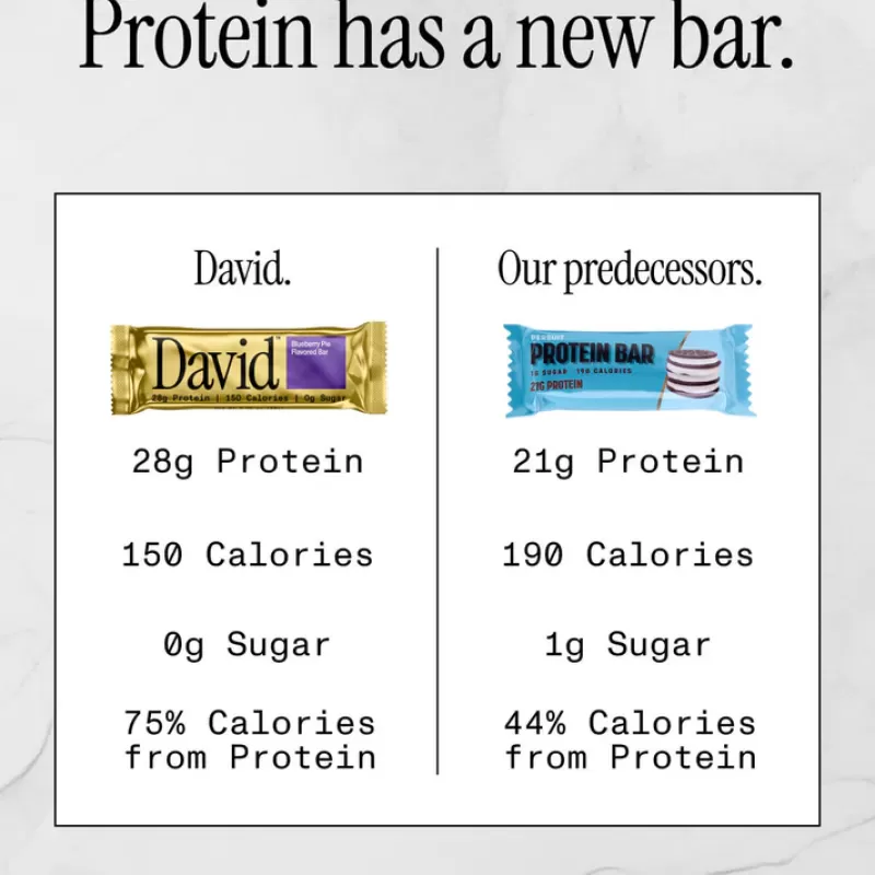 David Blueberry Pie Flavored Protein Bar David Blueberry Pie Flavored Protein Bar