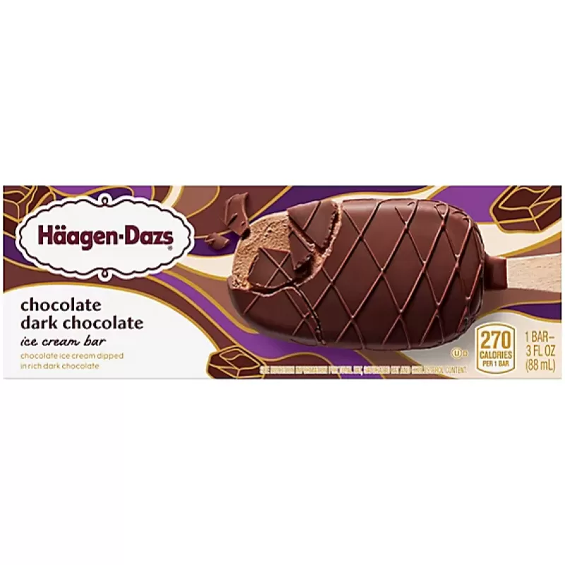 HAAGEN DAZS DARK CHOCOLATE IC BAR