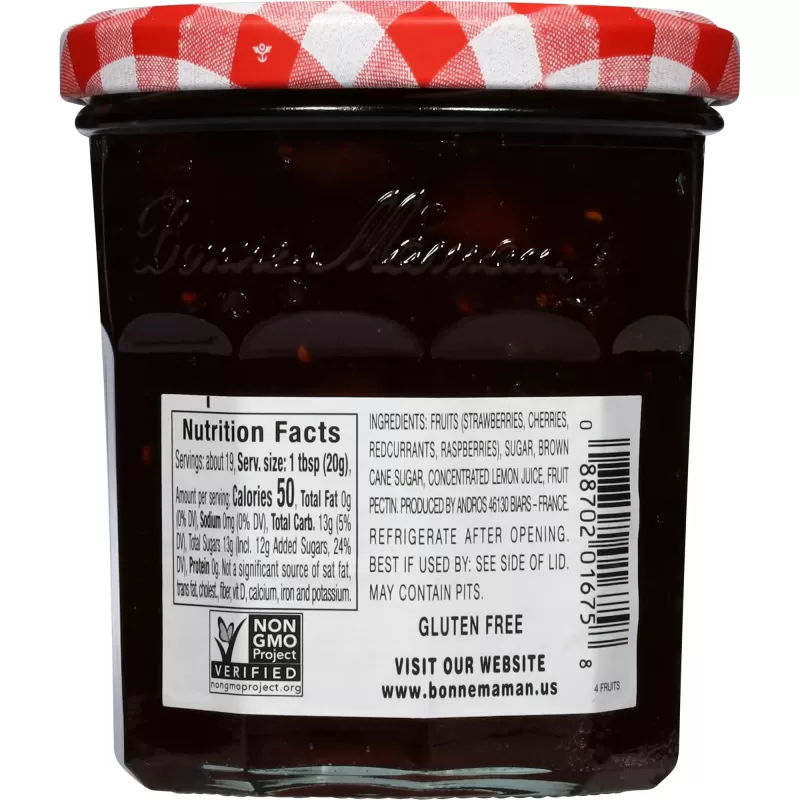 Bonne Maman Preserves Four Fruites Bonne Maman Preserves Four Fruites