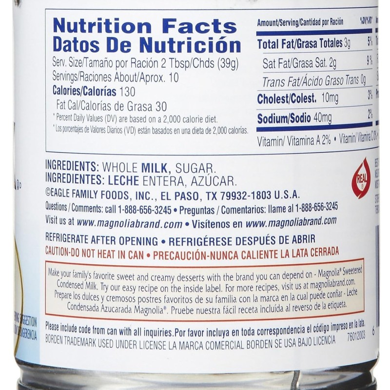 Borden Magnolia Condensed Milk Borden Magnolia Condensed Milk