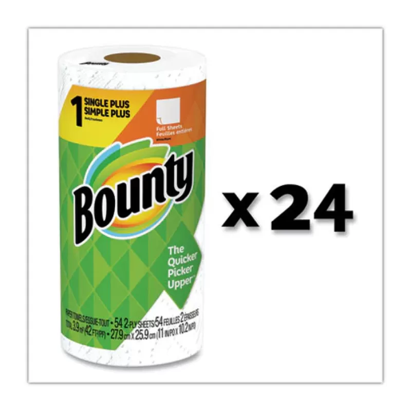 Bounty 2-Ply, White 48 Sheets Bounty 2-Ply, White 48 Sheets