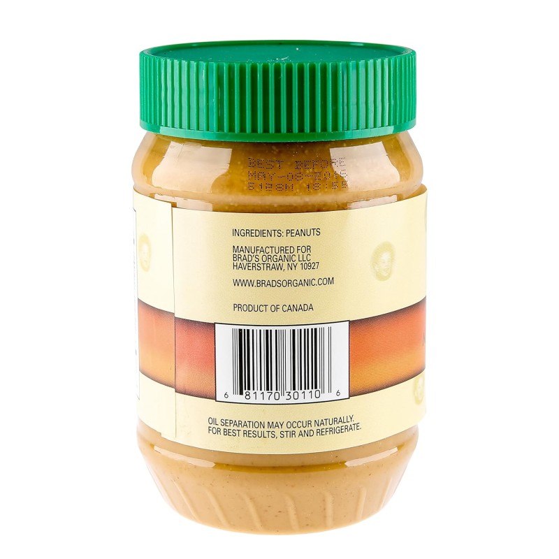 Brad's Naturals Peanut Butter Brad's Naturals Peanut Butter