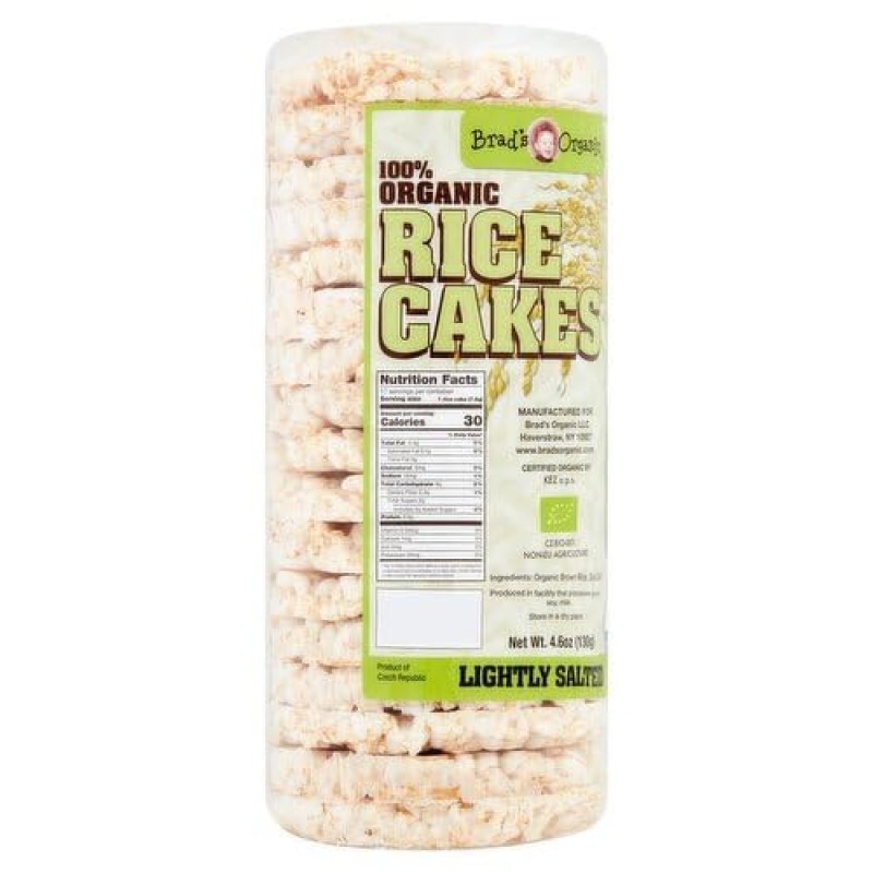 Brad's Org Rice Cakes Lightly Salted Brad's Org Rice Cakes Lightly Salted