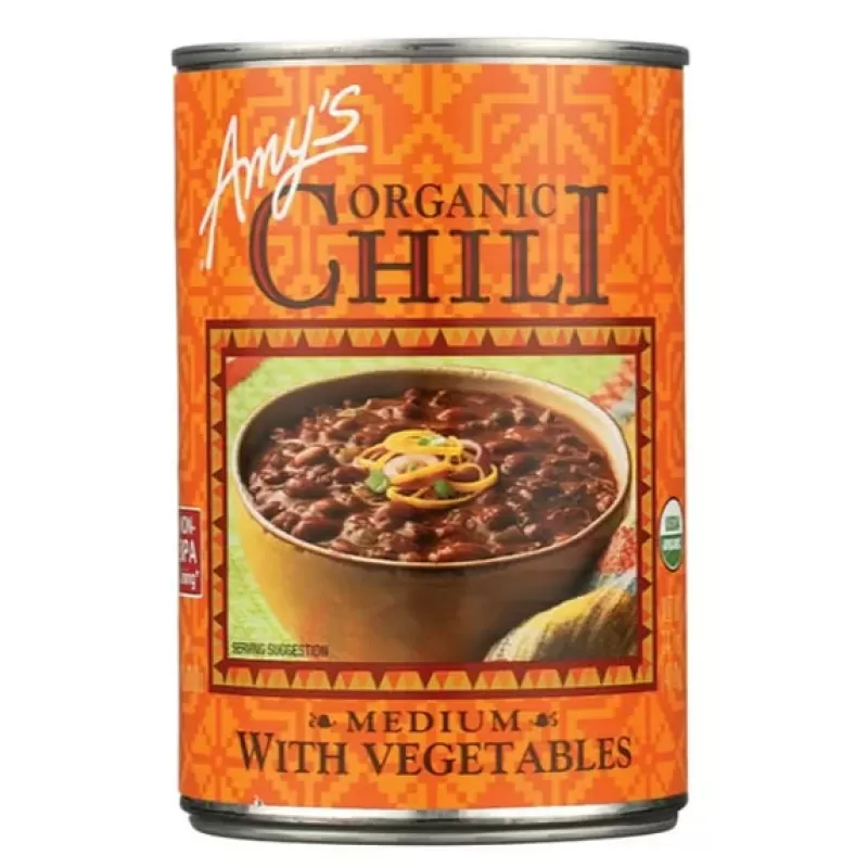 Amy's Organic Chili Medium with vegetables Amy's Organic Chili Medium with vegetables