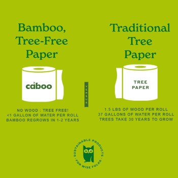 Caboo Bath Rolls 4pk Caboo Bath Rolls 4pk
