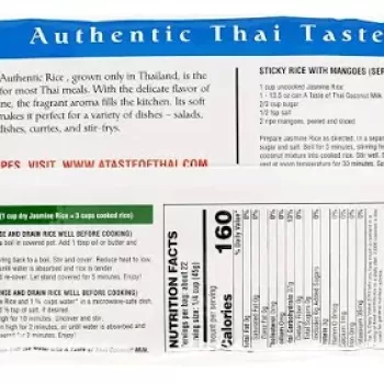 A Taste of Thai Jasmine Rice A Taste of Thai Jasmine Rice