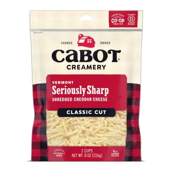 Cabot Shredded Cheddar Seriously Sharp Cabot Shredded Cheddar Seriously Sharp