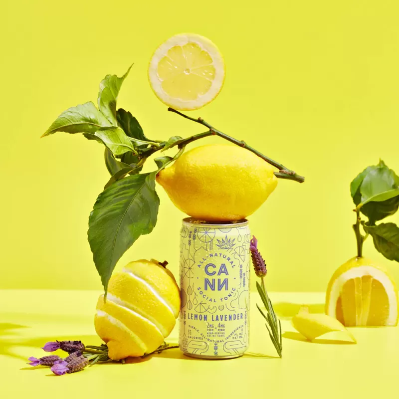 Cann Social Tonic Lemon Lavender 8 fl oz Cann Social Tonic Lemon Lavender 8 fl oz