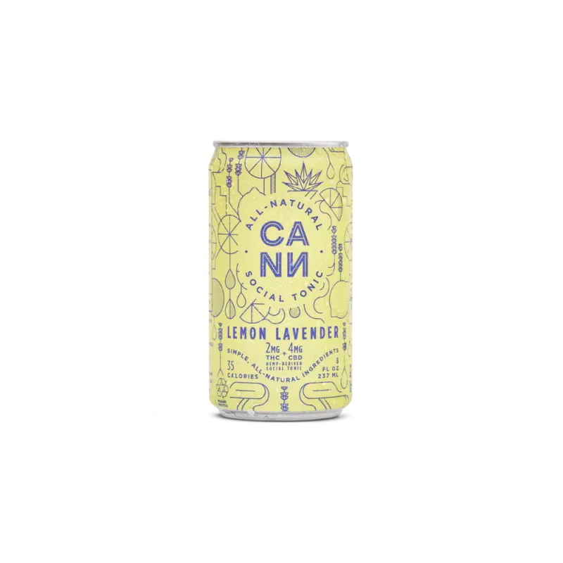 Cann Social Tonic Lemon Lavender 8 fl oz