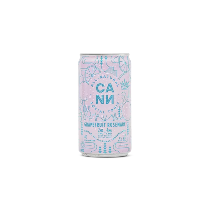 Cann Social Tonic Grapefruit Rosemary 8 fl oz Cann Social Tonic Grapefruit Rosemary 8 fl oz