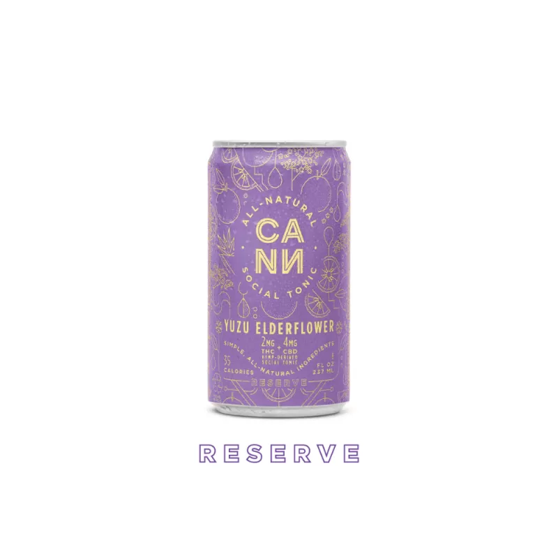 Cann Social Tonic Elderflower 8 fl oz Cann Social Tonic Elderflower 8 fl oz