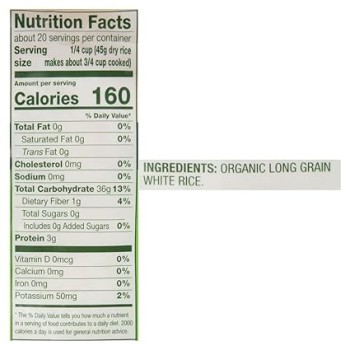 Carolina Organic White Rice 2lb Carolina Organic White Rice 2lb