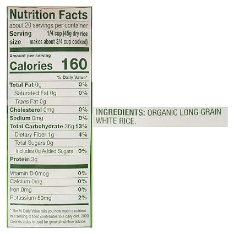Carolina Organic White Rice 2lb Carolina Organic White Rice 2lb