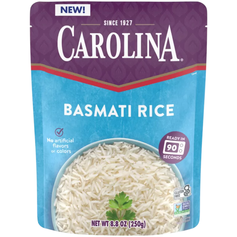 Carolina Basmati Rice Ready in 90sec Carolina Basmati Rice Ready in 90sec
