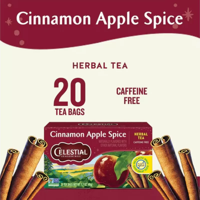 Celestial Cinnamon Apple Spice Herbal Tea Celestial Cinnamon Apple Spice Herbal Tea