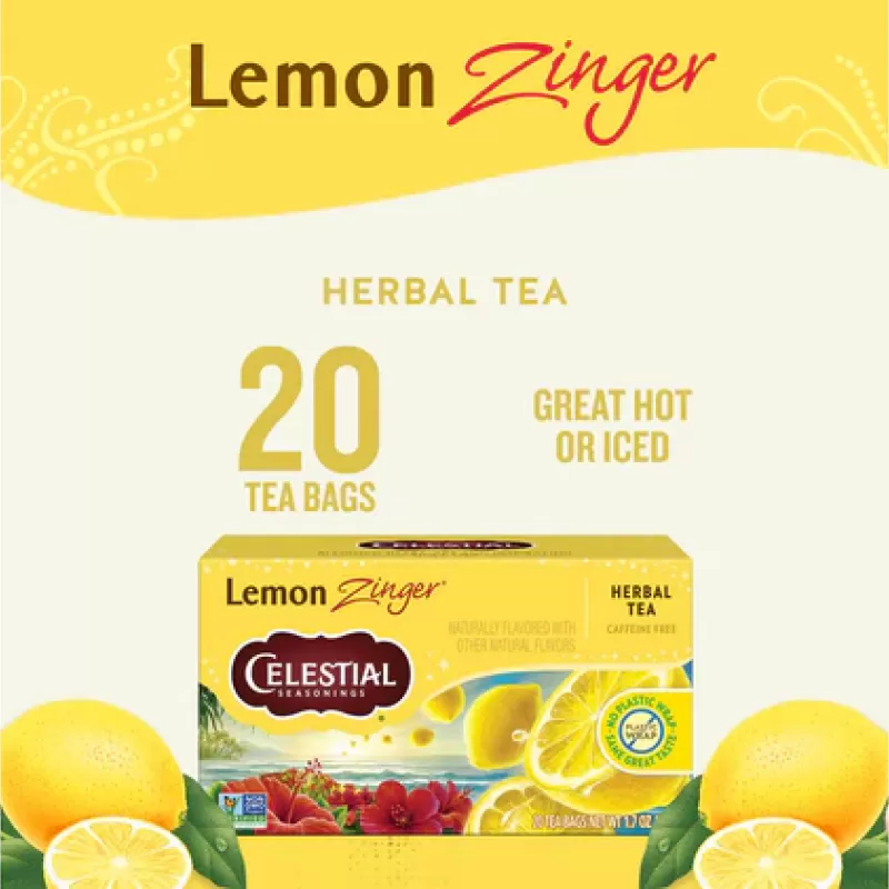 Celestial Lemon Zinger Herbal Tea Celestial Lemon Zinger Herbal Tea