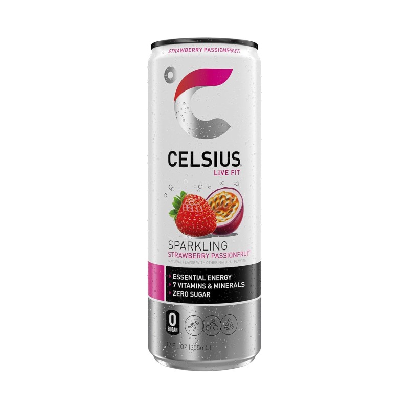 Celsius Sparklin Strawberry Passionfruit Celsius Sparklin Strawberry Passionfruit