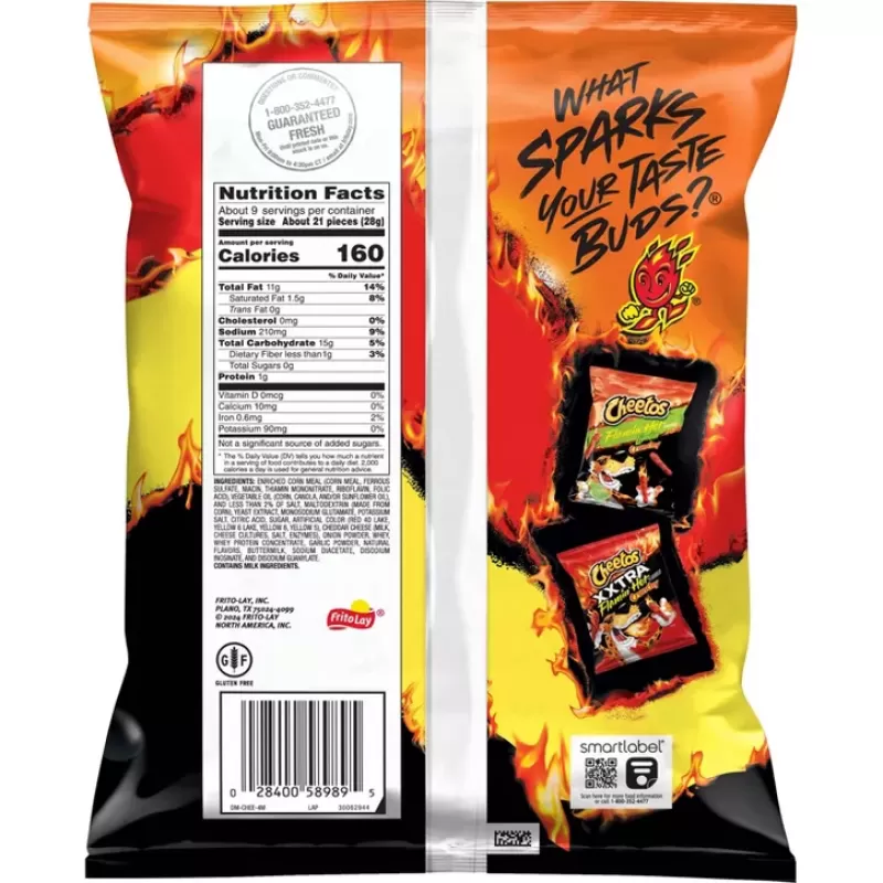 Cheetos Flamin' Hot Crunchy Cheese Cheetos Flamin' Hot Crunchy Cheese
