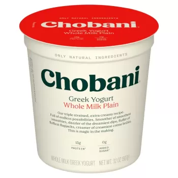 Chobani Whole Milk Plain Greek Yogurt Chobani Whole Milk Plain Greek Yogurt