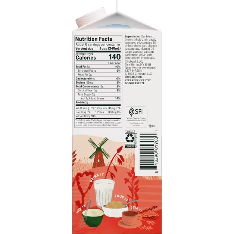 Chobani Oatmilk Extra Creamy Chobani Oatmilk Extra Creamy