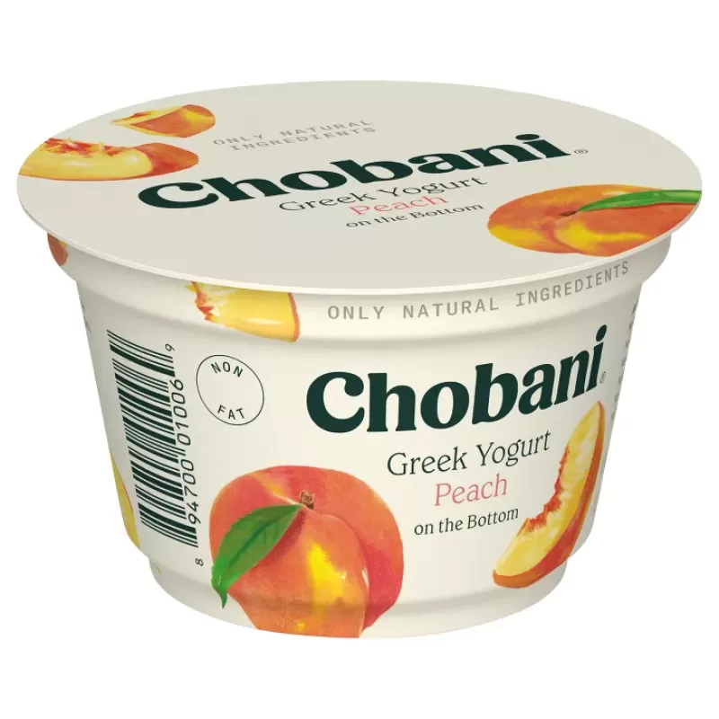 Chobani Peach Greek Yogurt Chobani Peach Greek Yogurt
